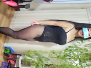 Salope asiatique se masturbant